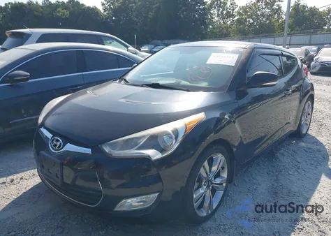 2013 Hyundai Veloster Base W/Gray from USA, damaged, VIN KMHTC6AD2DU162618